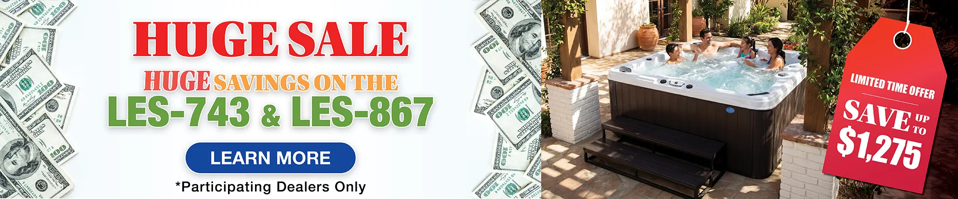 Calspas hot tub being used in a family setting - Manhattan Beach